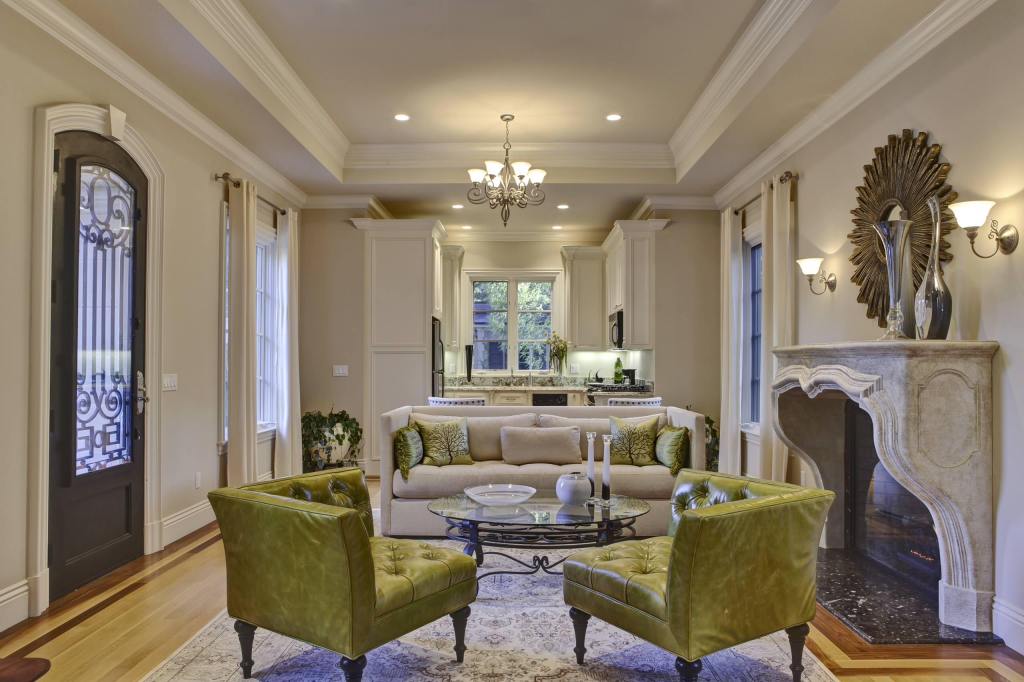 tray ceiling how to paint