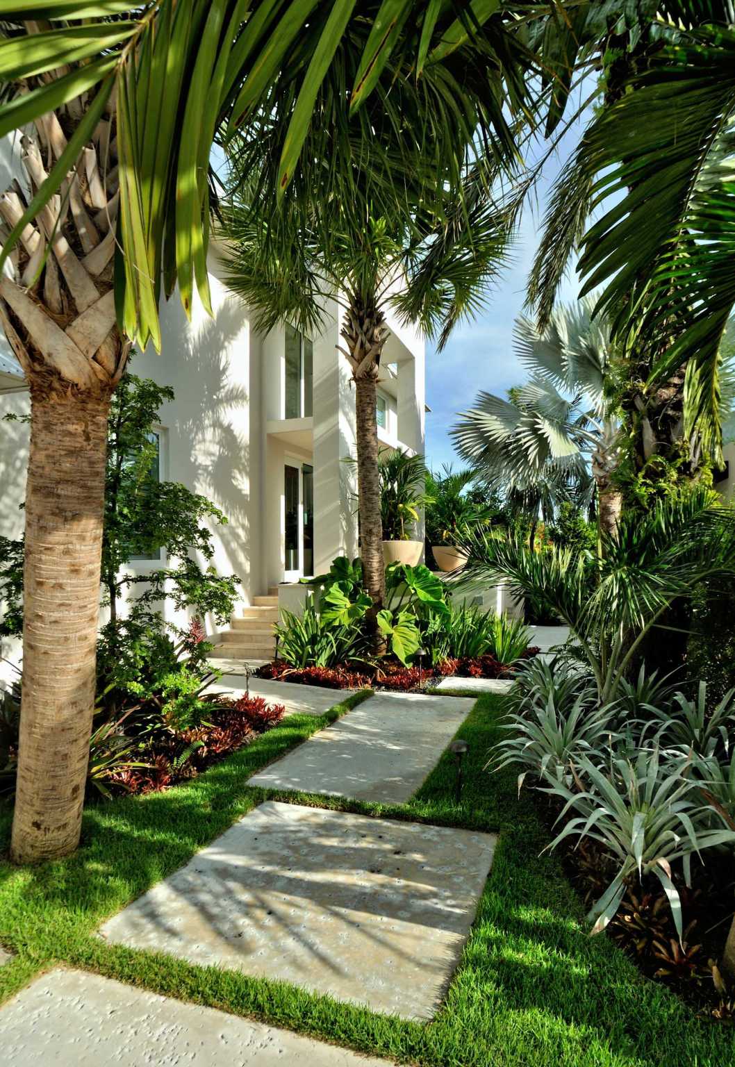 tropical asian garden ideas