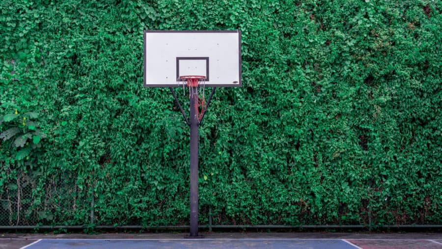 backyard basketball court kit