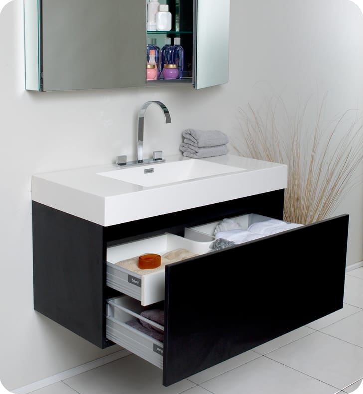 modern bathroom wall cabinet