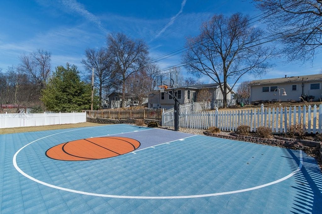 outdoor basketball court ideas