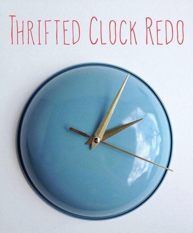 diy clock wall art