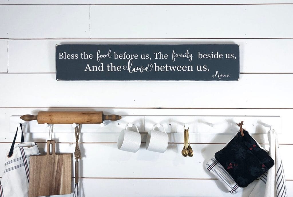 dining room decor signs