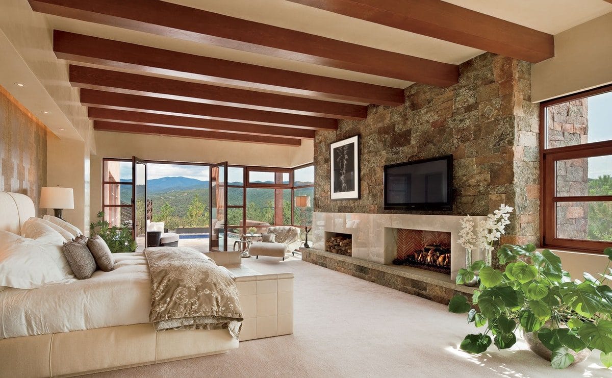 bedroom fireplace decorating ideas