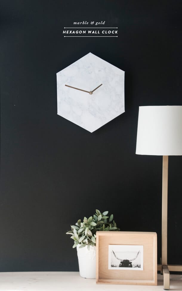 diy wall clock with pictures