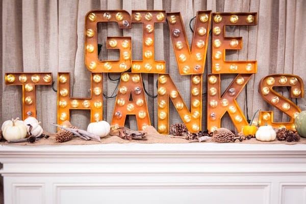 thanksgiving sign boards