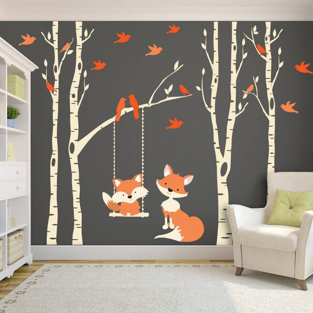 outdoor wall mural ideas