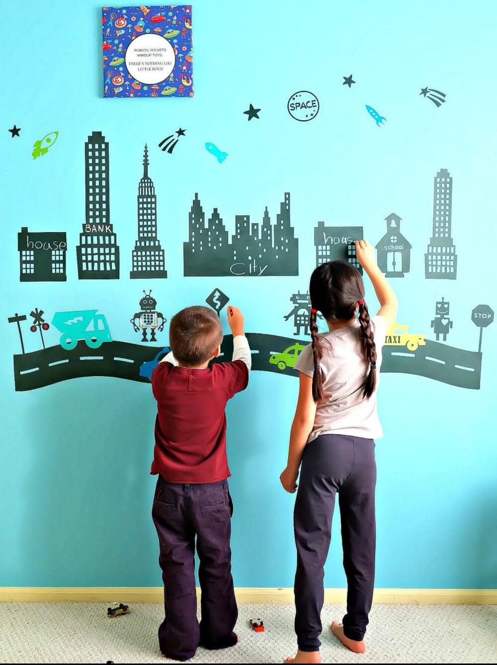 wall mural ideas for preschool