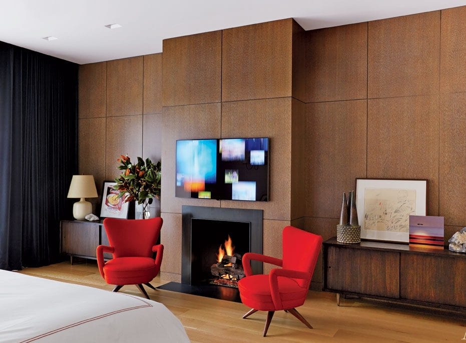 small bedroom with fireplace ideas