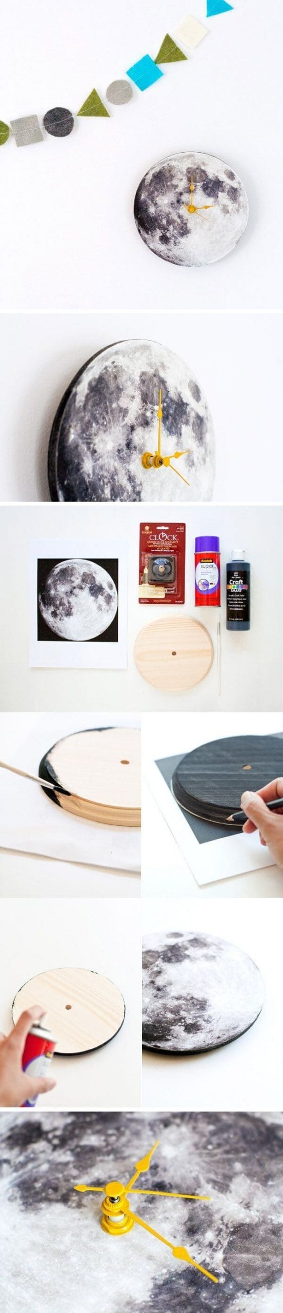 diy wall clock box