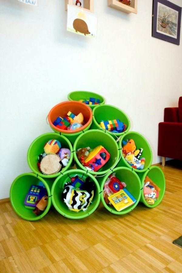 a toy storage bin