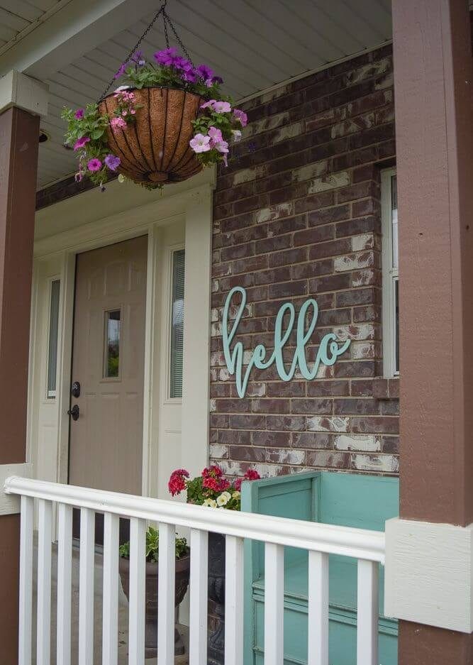 sunflower welcome sign ideas