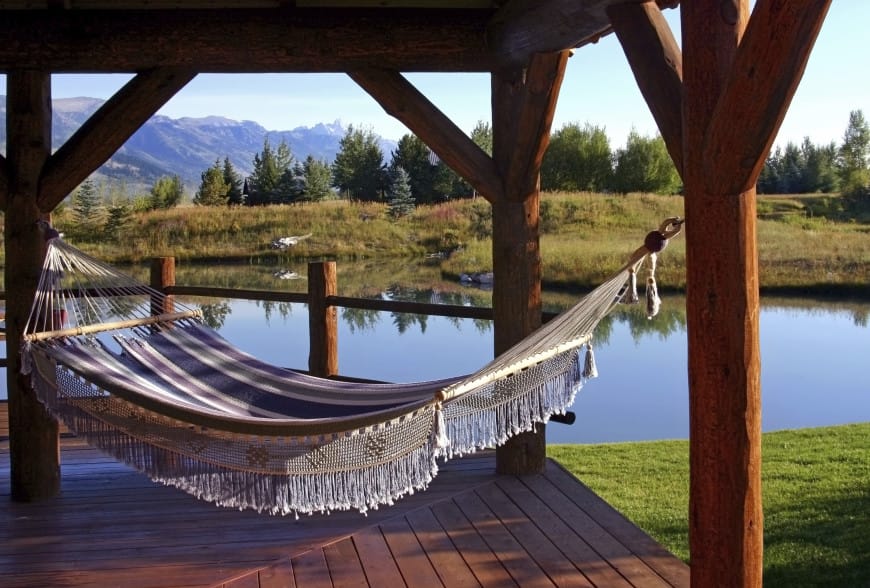 backyard mosquito hammock