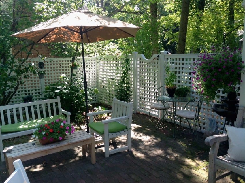 lattice privacy screen for porch