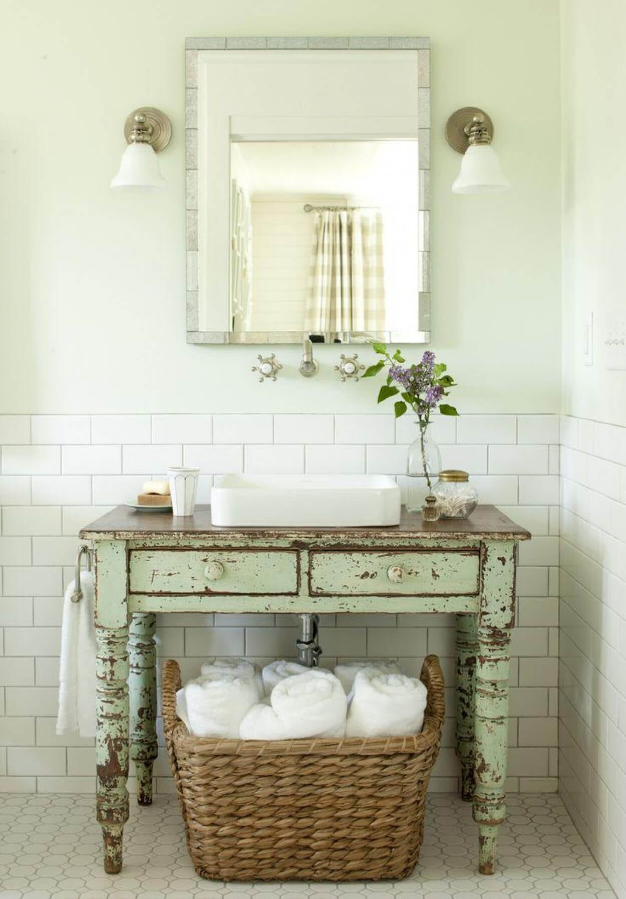 beach cottage bathroom accessories