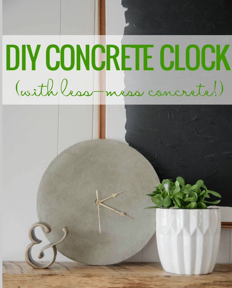 diy big wall clock modern design