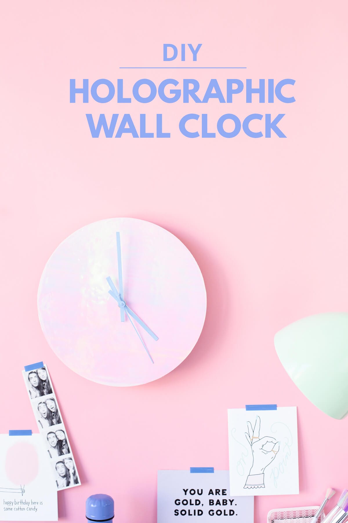 diy wall clock craft