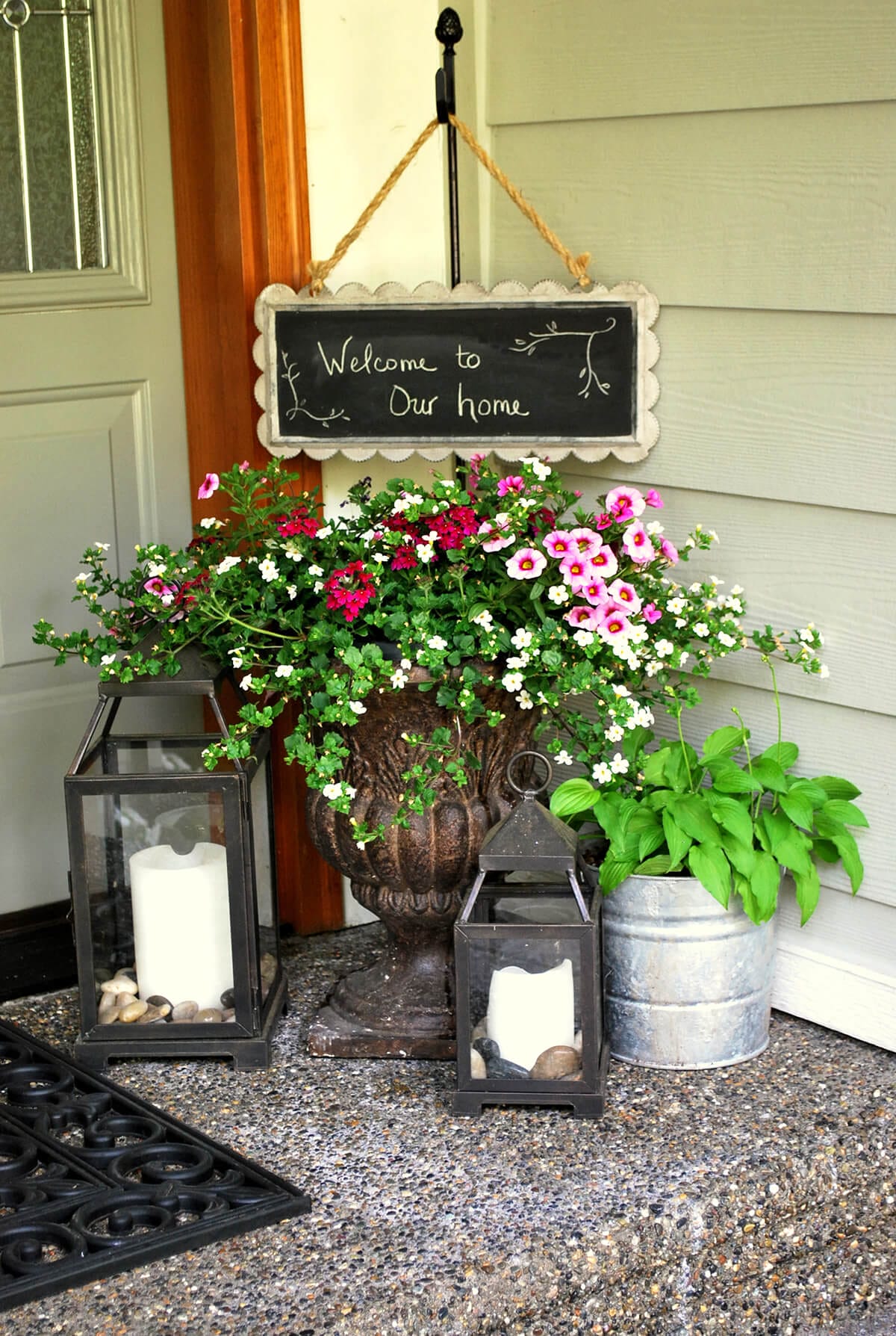 chalkboard welcome sign ideas