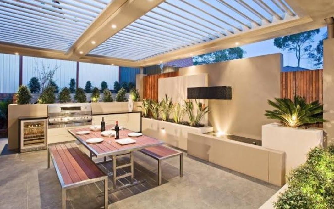 backyard grill and patio ideas