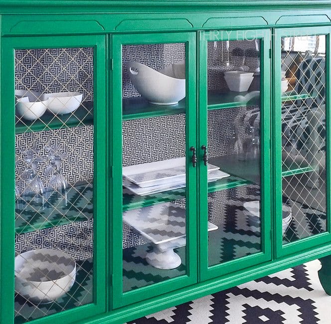 furniture painted in amsterdam green