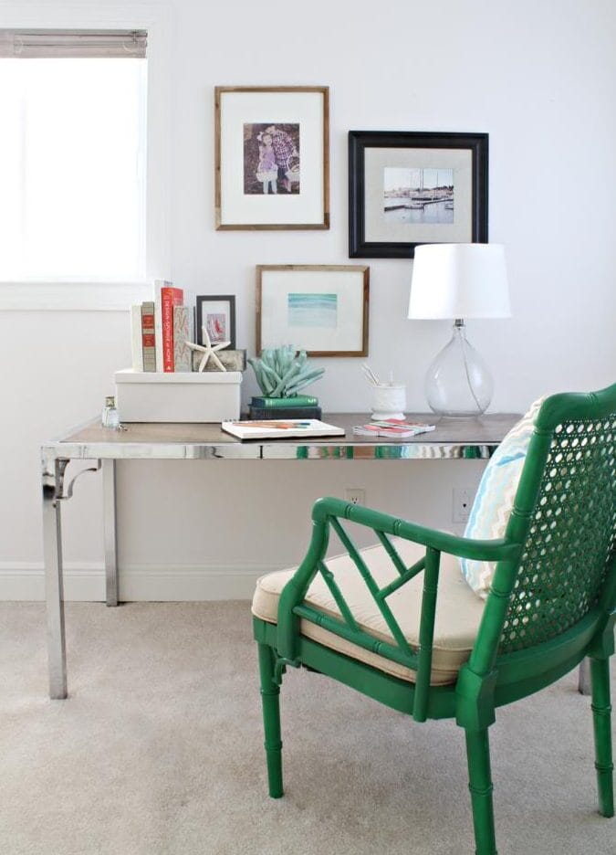 rustic green painted furniture