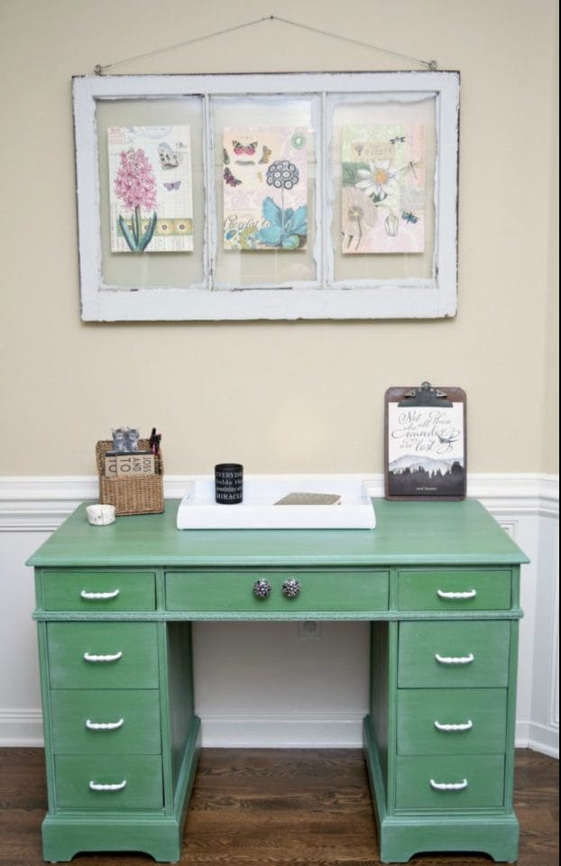 seafoam green painted furniture