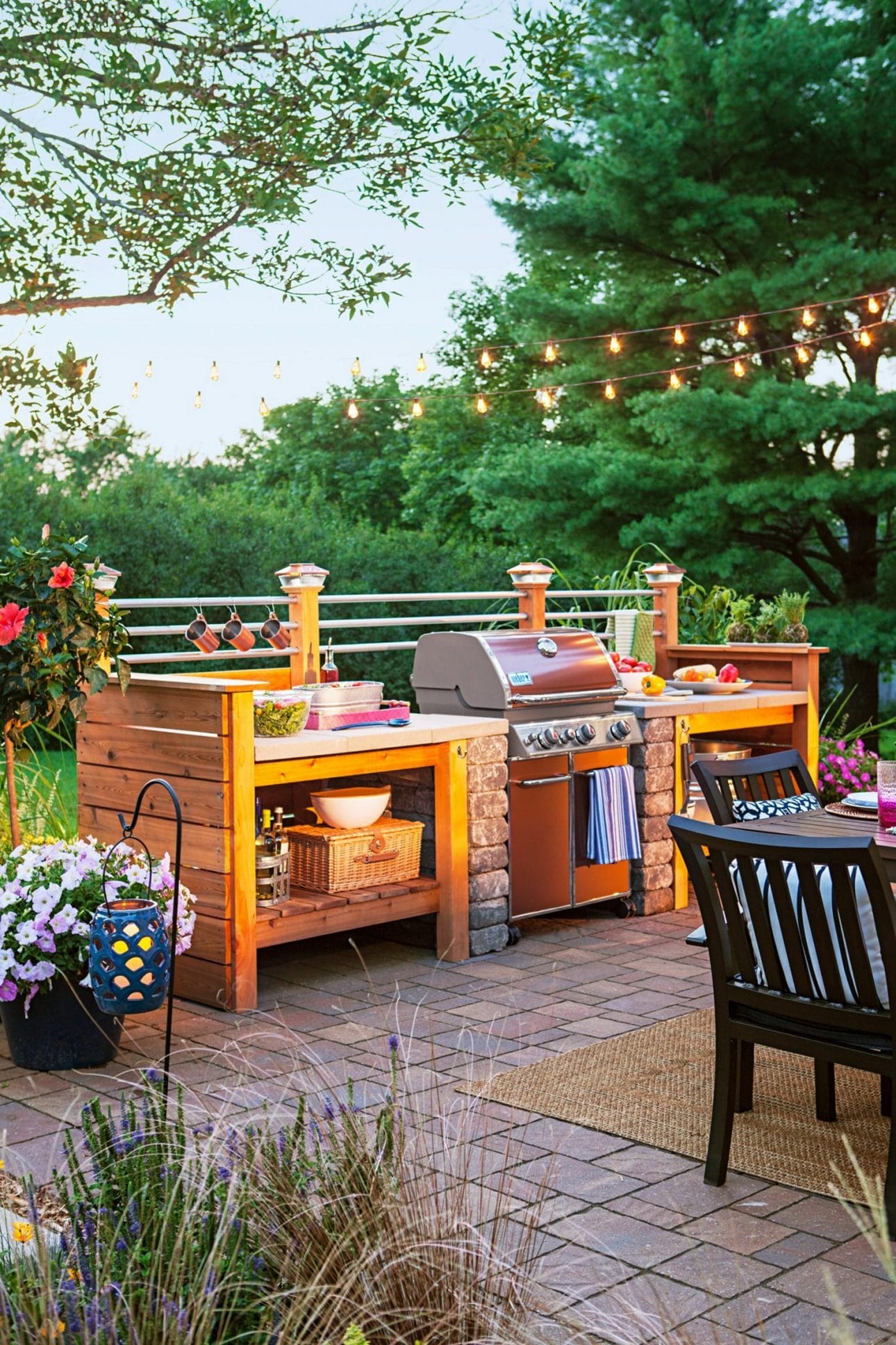 backyard patio grill