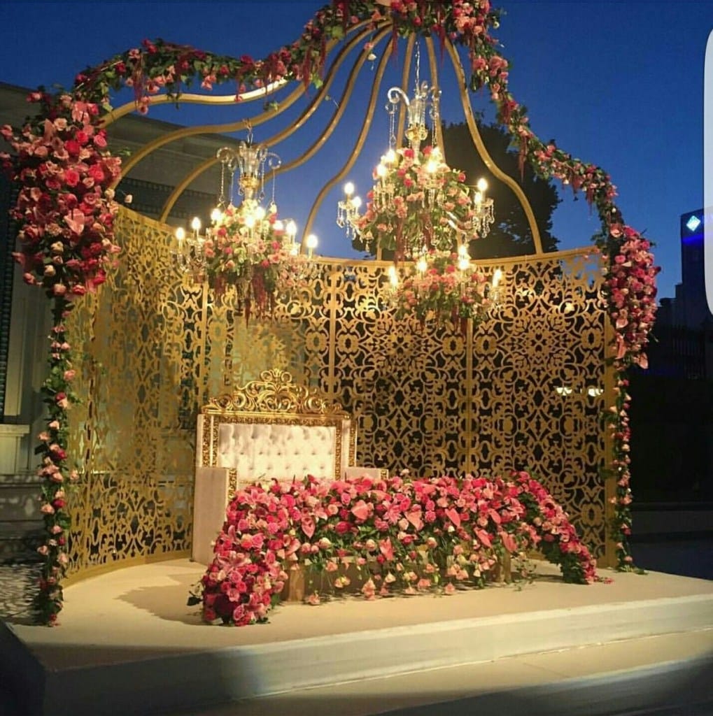 pictures of wedding stage decoration