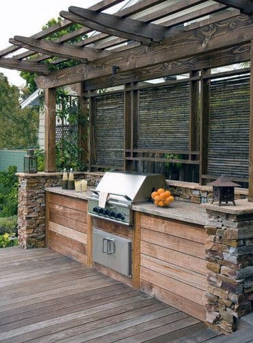 small backyard grill patio ideas