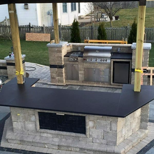 outdoor patio kitchen cabinets