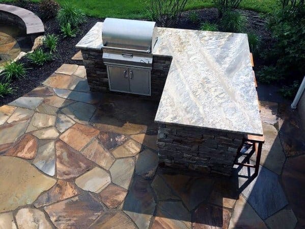 small backyard grill patio ideas