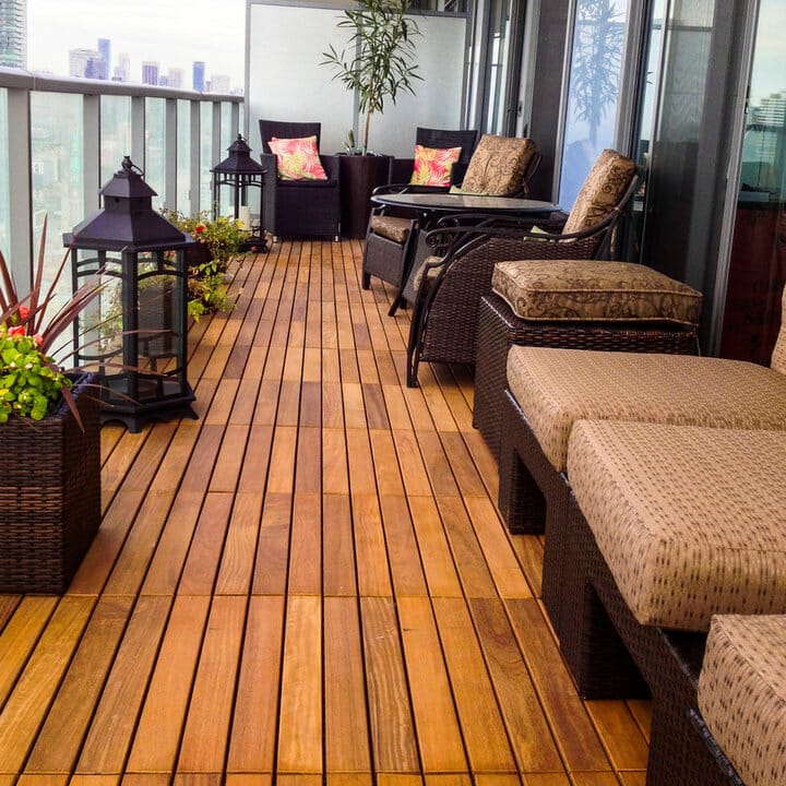 16 Fabulous Balcony Flooring Ideas That You'll Adore