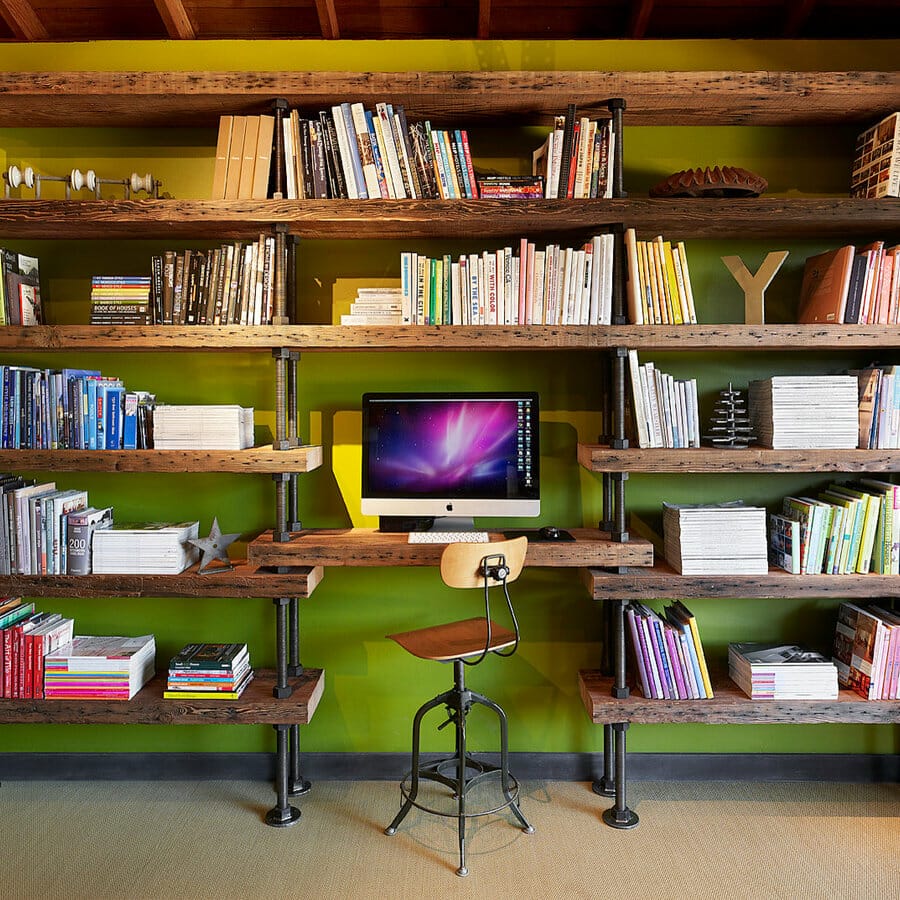 29 Modern Home Office Shelving Ideas for Your Cozy Working Space