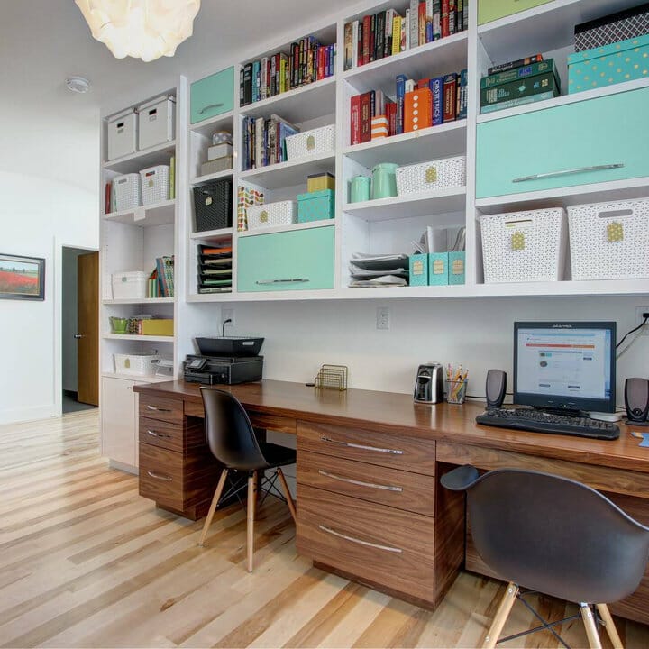28 Stylish Home Office with Two Desks Recommendations