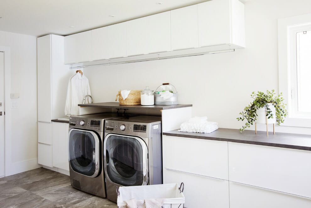 6 Laundry Room Countertop Ideas from Lavish to Low-Key